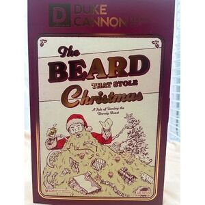 Duke Cannon 3pc Gift Set Beard Wash and Oil "The Beard That Stole Christmas" NIB